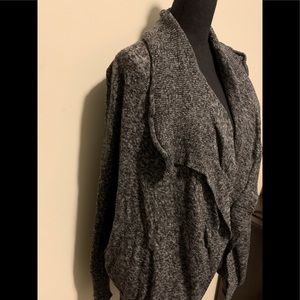 SO Sweater Black and Gray Cardigan